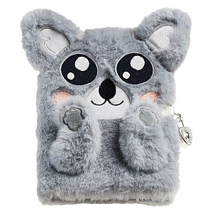 Diář se zámkem Fluffy - Koala, 80 listů, 80g, linkovaný