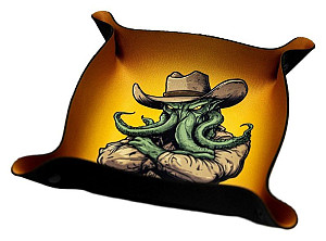 Dice tray - 22 x 22 cm - Cowboy Cthulhu