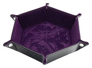 Dice tray - Tray Dragon Skin - Fialová