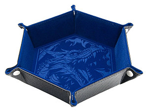 Dice tray - Tray Dragon Skin - Modré