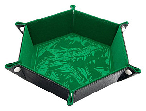 Dice tray - Tray Dragon Skin - Zelené