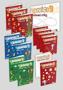 Divíci 1 - rozšířený žákovský balíček - Český jazyk + Matematika + Člověk a jeho svět