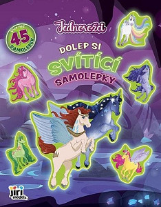 Dolep si svítící samolepky Jednorožci