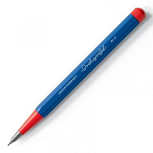 Drehgriffel Nr. 2 Royal Blue/Red Bauhaus Edition Mechanical pencil
