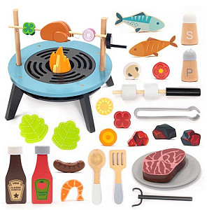 Dřevěná grilovací sada