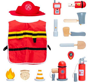 Dřevěná hasičská sada