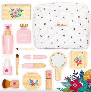 Dřevěná kosmetická sada