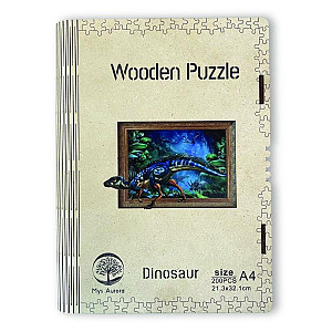 Dřěvěné puzzle/Dinosaurus A4