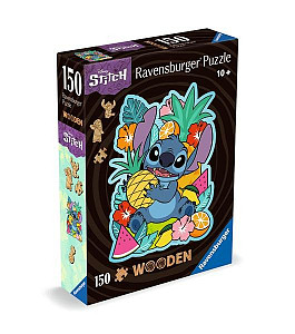 Dřevěné puzzle Disney: Stitch 150 dílků