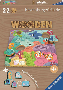 Dřevěné puzzle Podmořský svět 22 dílků