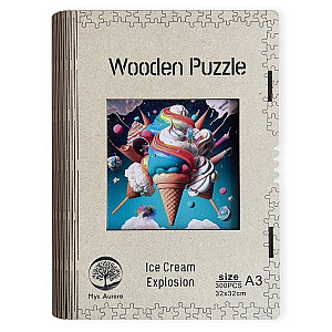 Dřěvěné puzzle/Zmrzlinová exploze A3