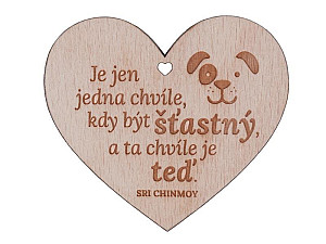 Dřevěné srdíčko 