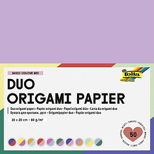 Duo Origami papiry 20x20 cm, 80 g, 50 ks