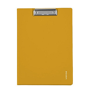 Dvojdeska A4 plast VERDE hořčice