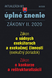 E-kniha Aktualizácia II/4 2020 –  Zákon o verejnom obstarávaní