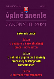 E-kniha Aktualizácia III/4 2021 - Kurzarbeit a Zákonník práce