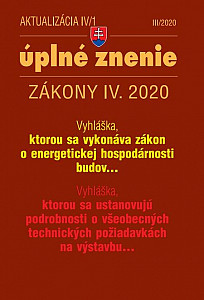 E-kniha Aktualizácia IV/1 2020 - Zákon o energetickej hospodárnosti budov, Všeobecné technické požiadavky na výstavbu