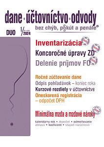 E-kniha Dane, účtovníctvo, odvody bez chýb, pokút a penále č. 1 / 2024 - Inventarizácia majetku a záväzkov