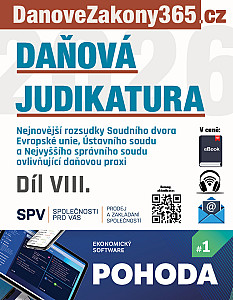E-kniha Daňová judikatura (VIII.)