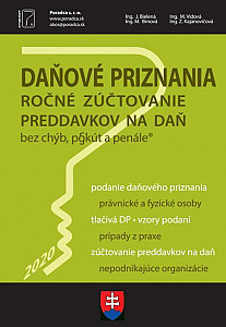 E-kniha Daňové priznania 2020 + vyplnené vzory a tlačivá