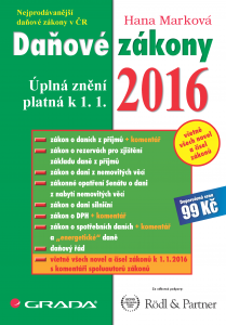 E-kniha Daňové zákony 2016