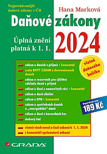 E-kniha Daňové zákony 2024