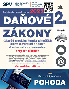 E-kniha Daňové zákony 2025 XXL ProFi (Díl 2., právní stav 1. 1. 2025)