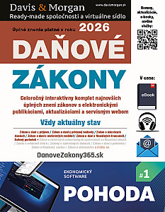 E-kniha Daňové zákony 2026 SR XXL ProFi