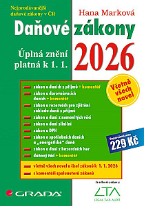 E-kniha Daňové zákony 2026