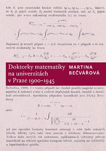 E-kniha Doktorky matematiky na univerzitách v Praze 1900–1945