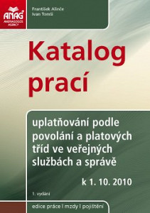 E-kniha Katalog prací – uplatňování podle povolání a platových tříd ve veřejných službách a správě od 1. 10. 2010