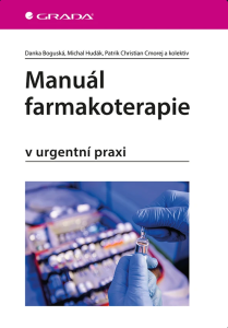 E-kniha Manuál farmakoterapie