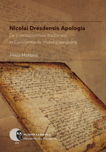 E-kniha Nicolai Dresdensis Apologia