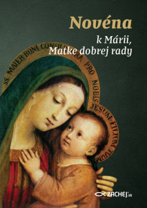 E-kniha Novéna k Márii, Matke dobrej rady