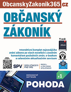 E-kniha Občanský zákoník 2026 s úvodním komentářem změn