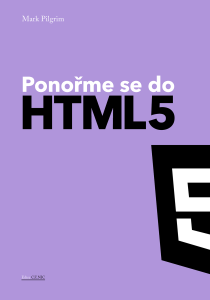 E-kniha Ponořme se do HTML5