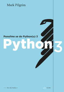 E-kniha Ponořme se do Python(u) 3