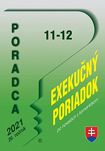 E-kniha Poradca č. 11-12 - Exekučný poriadok s komentárom