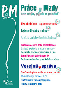 E-kniha Práce a Mzdy bez chýb, pokút a penále č. č. 10 / 2024 - Životné minimum – nepostihnuteľné sumy