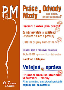 E-kniha Práce, odvody a mzdy bez chyb, pokut a penále č. 6-7 / 2024 - Firemní školky jako benefit v r. 202