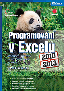 E-kniha Programování v Excelu 2010 a 2013