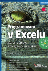 E-kniha Programování v Excelu 2013 a 2016