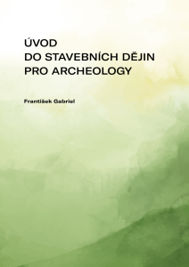 E-kniha Úvod do stavebních dějin pro archeology