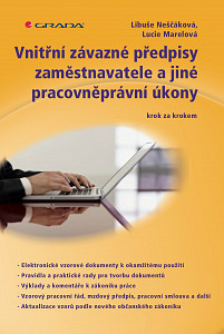 E-kniha Vnitřní závazné předpisy zaměstnavatele a jiné pracovněprávní úkony