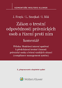 E-kniha Zákon o trestní odpovědnosti právnických osob a řízení proti nim. Komentář - 3. vydání