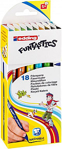 Edding Dětský popisovač Funtastics na textil 17, sada 5 barev