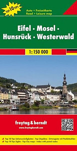 Eifel,Mosel,Hunsrück,Westerwald 1:150T/automapa