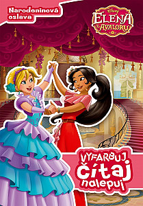 Elena z Avaloru - Vyfarbuj, čítaj, nalepuj