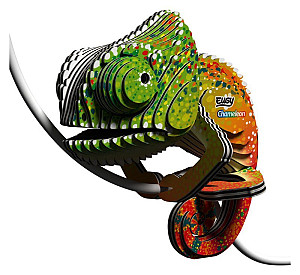 EUGY 3D kartonová skládačka - Chameleon