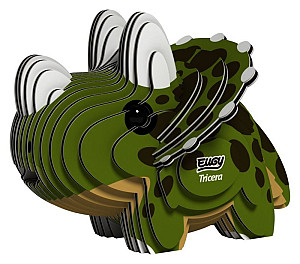 EUGY 3D kartonová skládačka - Triceratops
